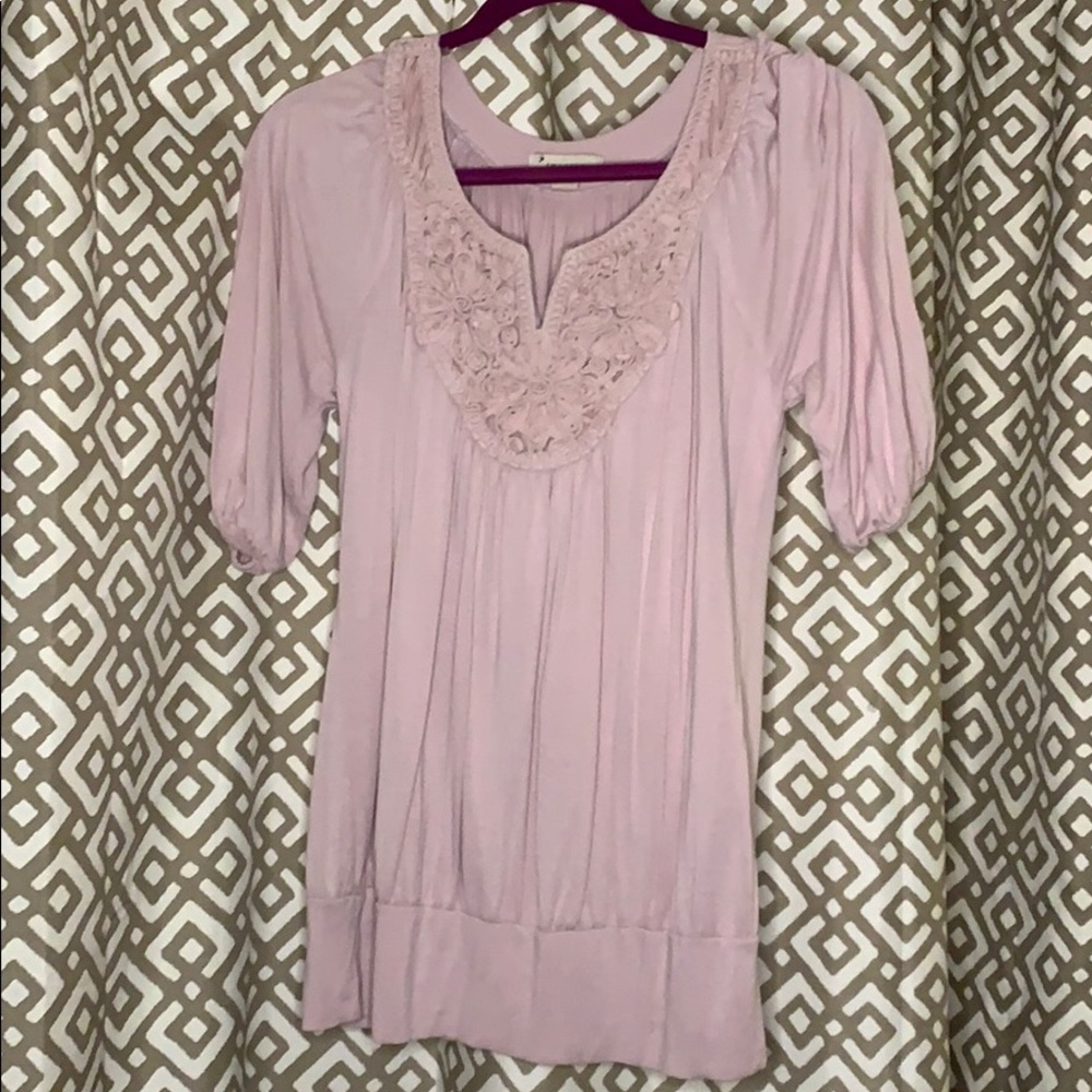 Pink blouse